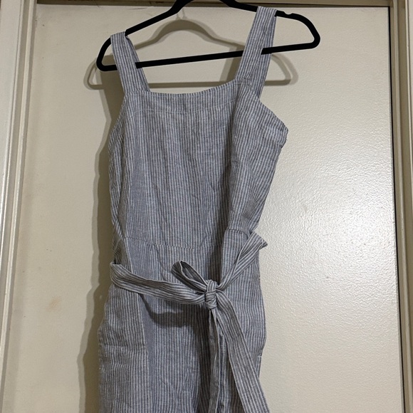 Everlane linen striped jumpsuit - Picture 4 of 9